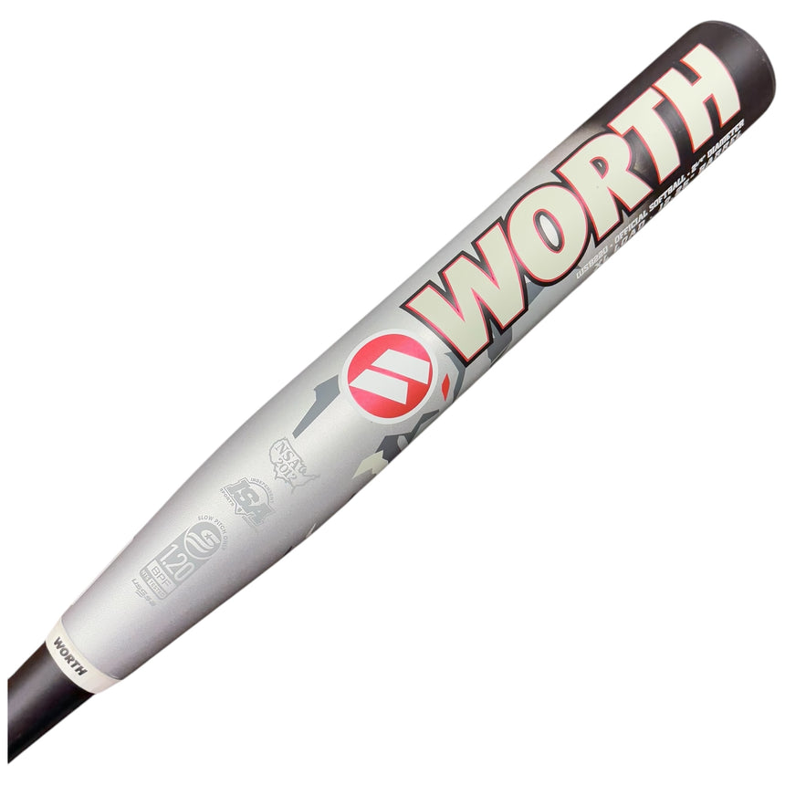 CLOSEOUT Worth Silverback XL Slowpitch Softball Bat End Loaded USSSA WSB22U