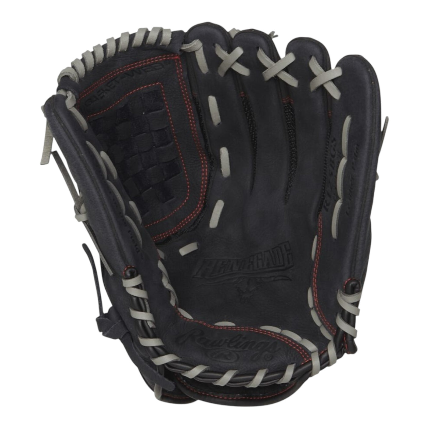 Rawlings Renegade Baseball/Slowpitch Softball Glove 12.5" R125BGS