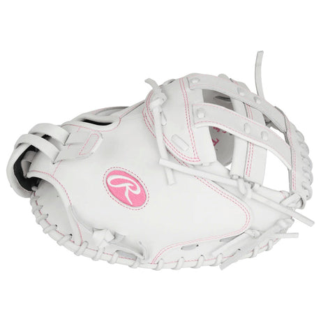 Rawlings Liberty Advanced Catcher's Mitt RLACM34FPWP - White/Pink