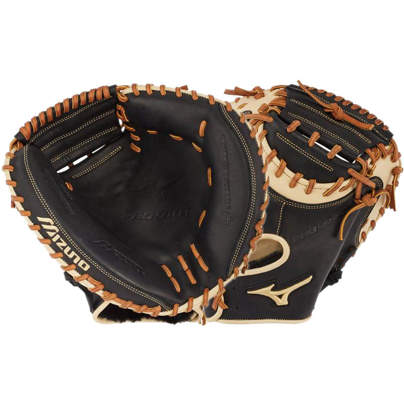 CLOSEOUT Mizuno Pro Select Baseball Catcher's Mitt 33.5" GPS1BK-335C 312671