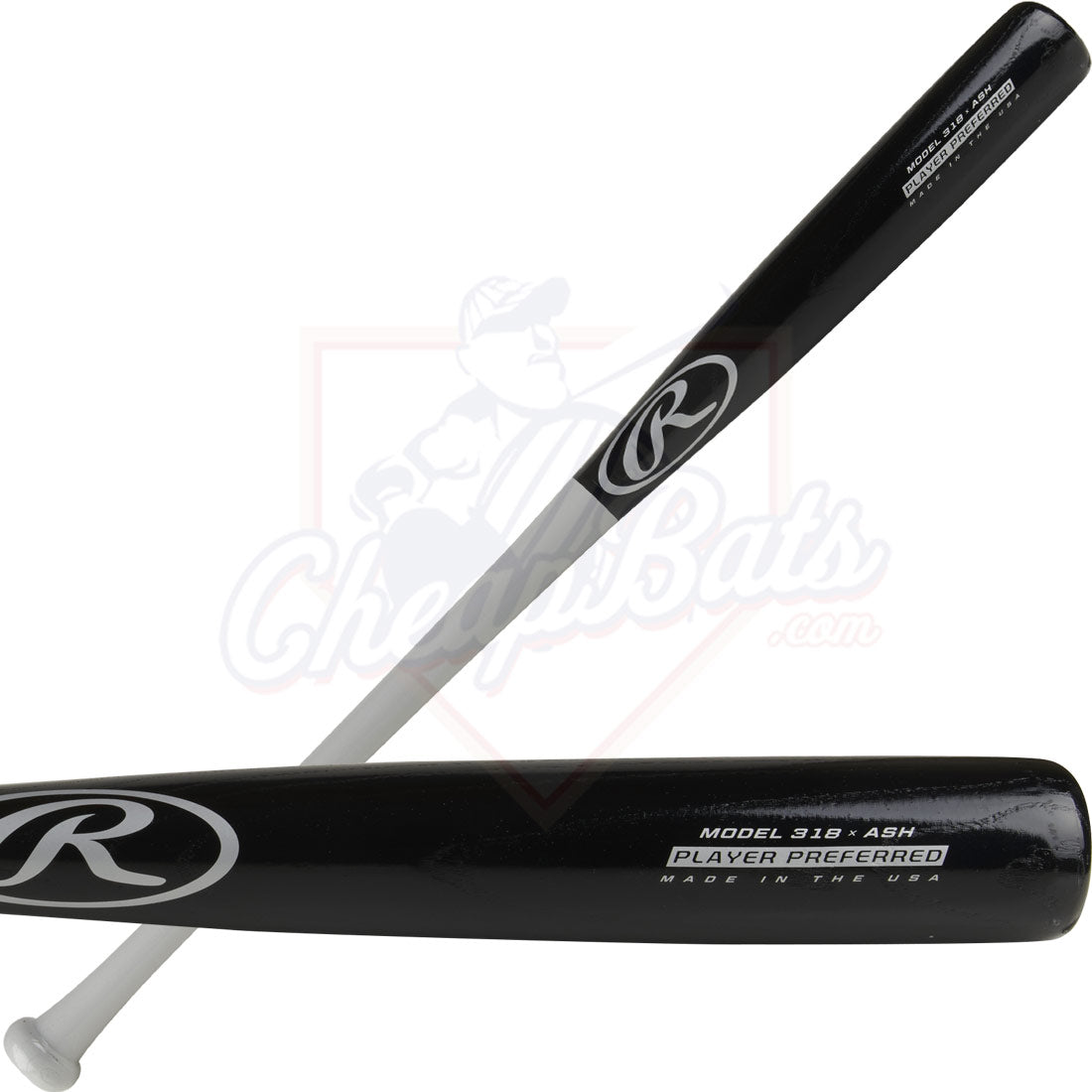 2026 Rawlings 318 Player Preferred Ash Wood Bat