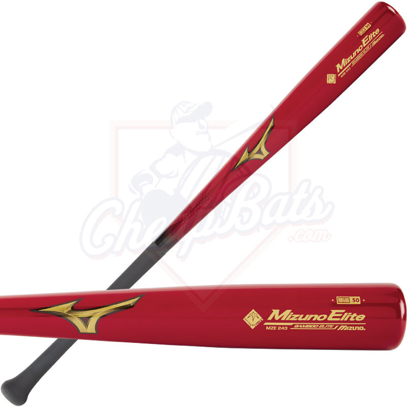 BLEMISHED Mizuno Elite MZE243 Composite Bamboo Wood BBCOR Baseball Bat -3oz 340463