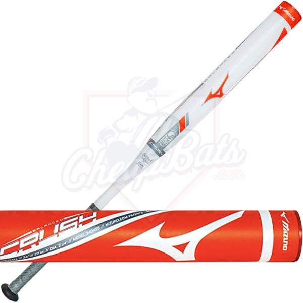 CLOSEOUT 2019 Mizuno White Crush Slowpitch Softball Bat Balanced