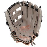 Rawlings R9 Countour Fit Fastpitch Softball Glove Gray/Rose-Gold 12" R9SB120U-6GB