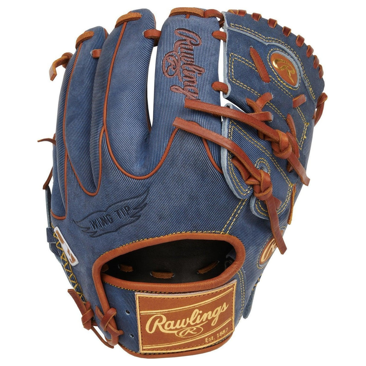 Rawlings Heart of the Hide Pro Label Denim 11.75" Baseball Glove PRO205W-9D