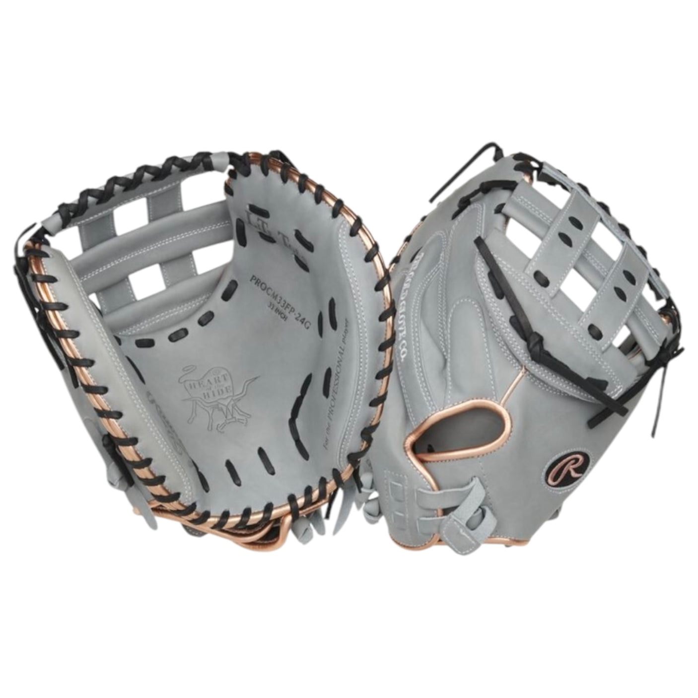 Rawlings Heart of the Hide Fastpitch Softball Catcher's Mitt 33" PROCM33FP-24G