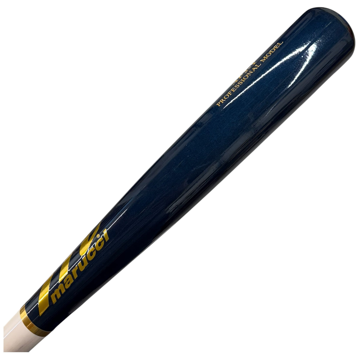 Marucci AP5 Youth Model Maple Wood Baseball Bat Whitewash/Navy MYVE4AP5-WW/NB