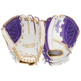 Rawlings Liberty Advanced ColorSync 4 Series Fastpitch Softball Glove White/Purple/Gold 12" RLA120-3WPUG