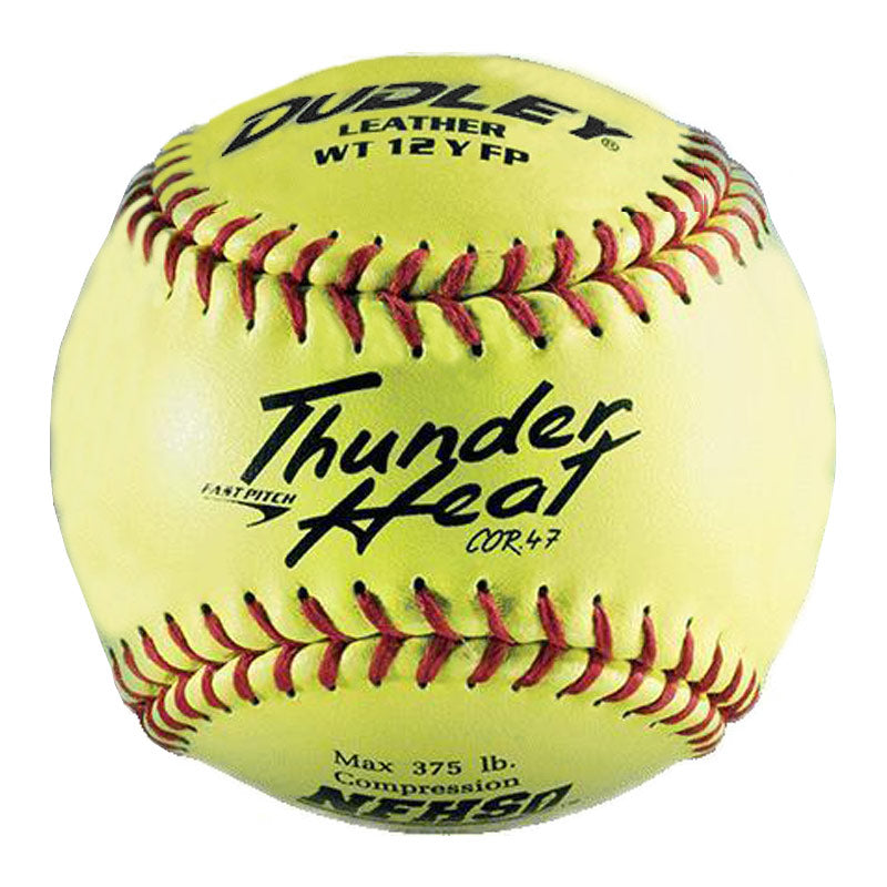 Dudley 12" NFHS Thunder Heat Fastpitch Softball (1 Dozen) 43147