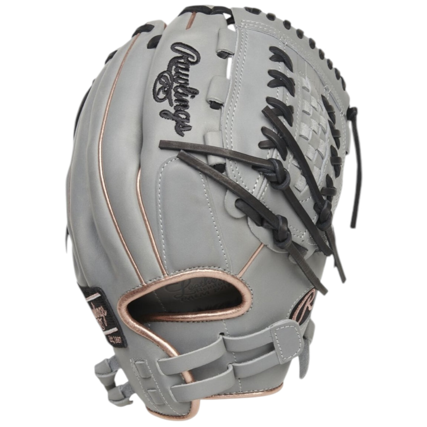 Rawlings Liberty Advanced Color Series Fastpitch Softball Glove Gray/Rose/Gold 12.5" RLA125-18GRG