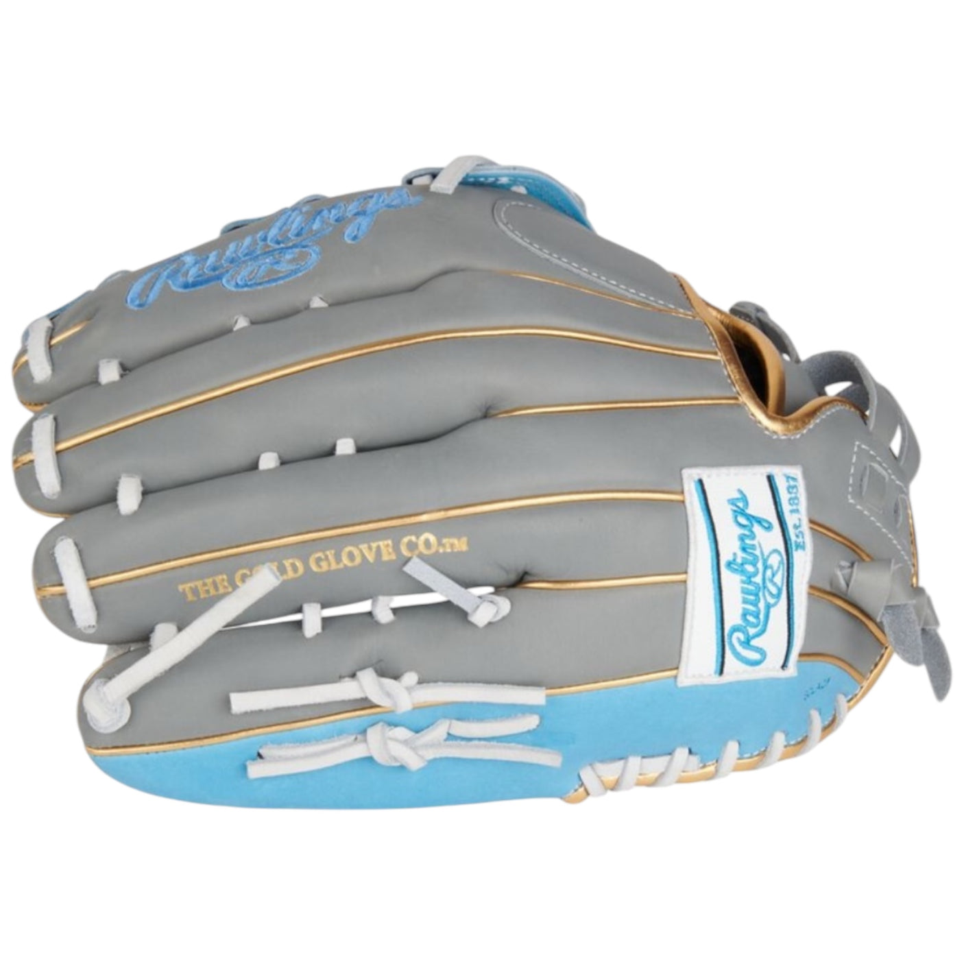 Rawlings Liberty Advanced Fastpitch Softball Glove Gray/Blue/Gold 12.75" RLA1275SB-6GCB