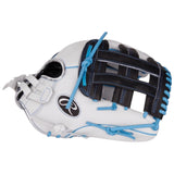 Rawlings Liberty Advanced Fastpitch Softball Glove White/Black/Blue 12.25" RLA207SB-6WSS