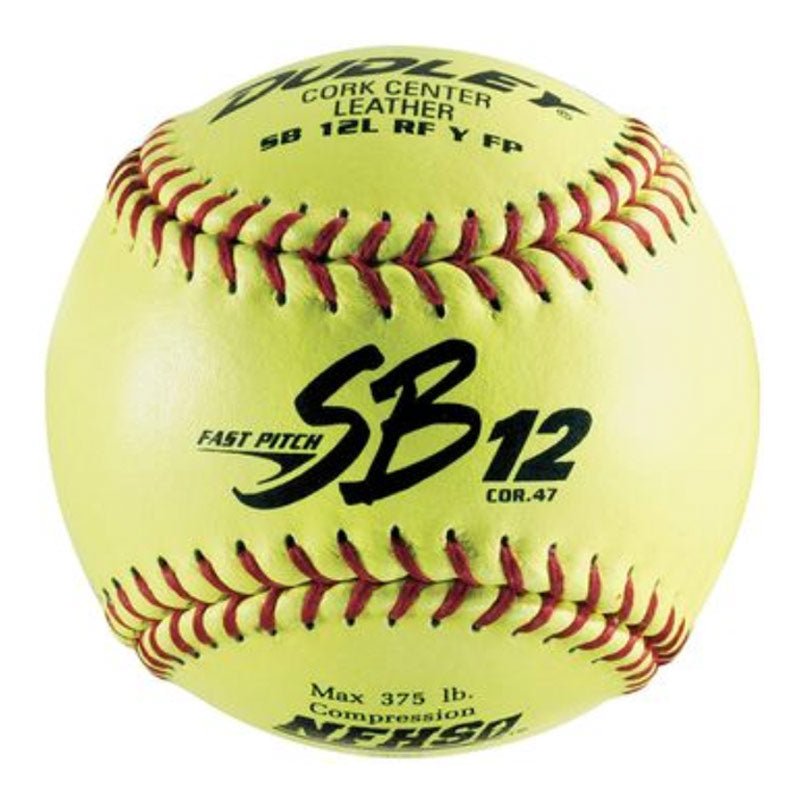 Dudley 12" NFHS SB-12L Fastpitch Softball (1 Dozen) 4H-311Y