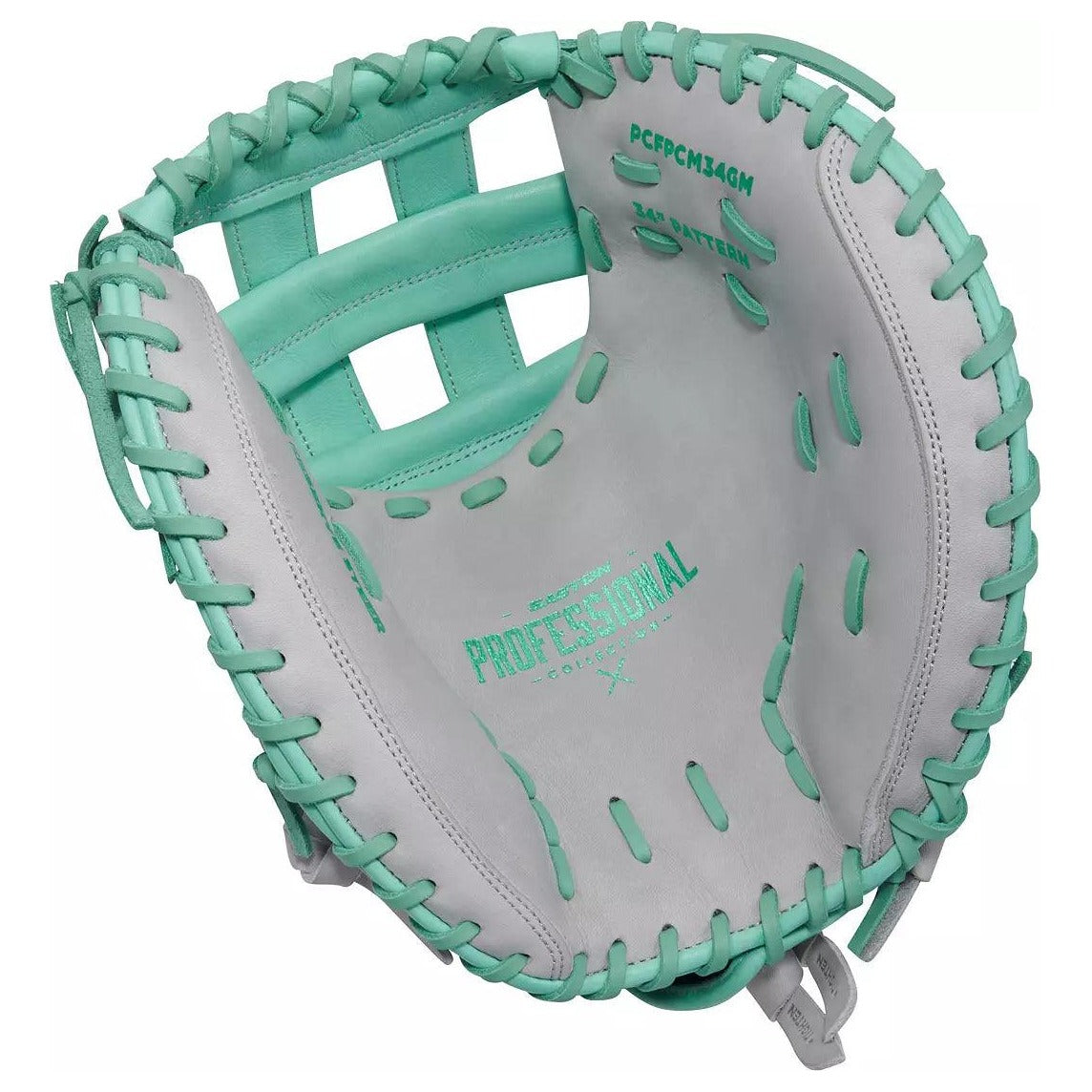 Easton Professional Collection ColorSplash 2.0 Fastpitch Softball Catcher's Mitt 34" PCFPCM34GM
