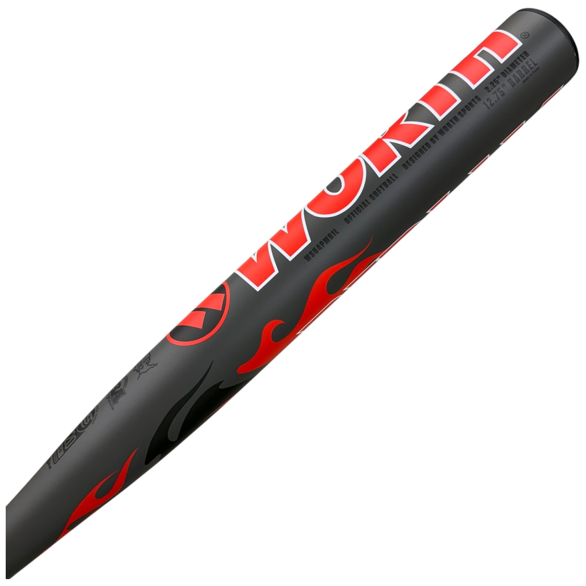 2024 Worth Bedlam Phil Matte XL Slowpitch Softball Bat End Loaded USSSA WSU4PMB1L