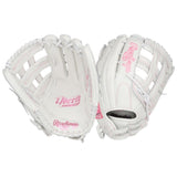 Rawlings Liberty Advanced Fastpitch Softball Glove White/Pink 12.75" RLA1275SB-6WP