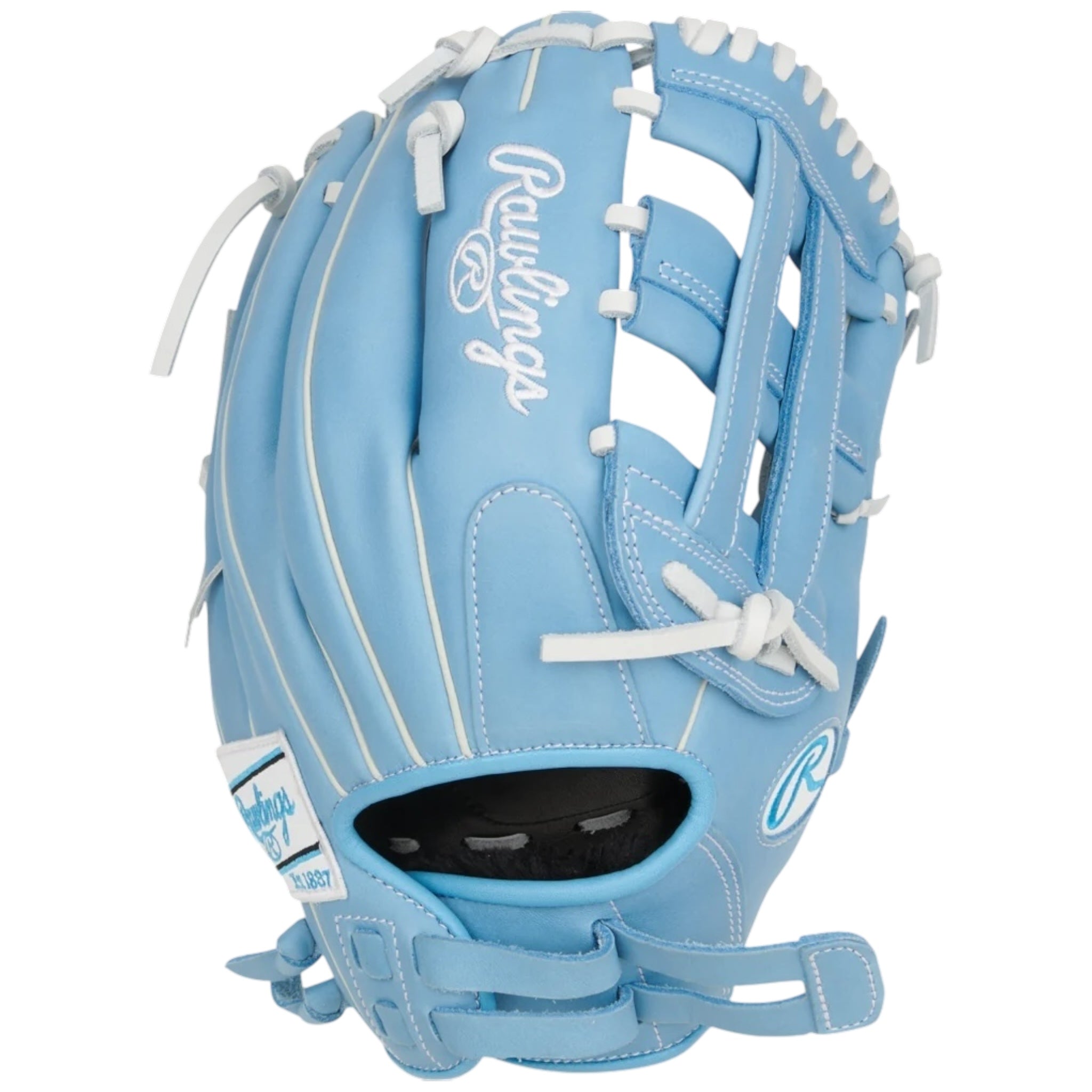 Rawlings R9 Fastpitch Softball Glove Carolina Blue 12