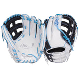 Rawlings Liberty Advanced Fastpitch Softball Glove White/Black/Blue 12.25" RLA207SB-6WSS