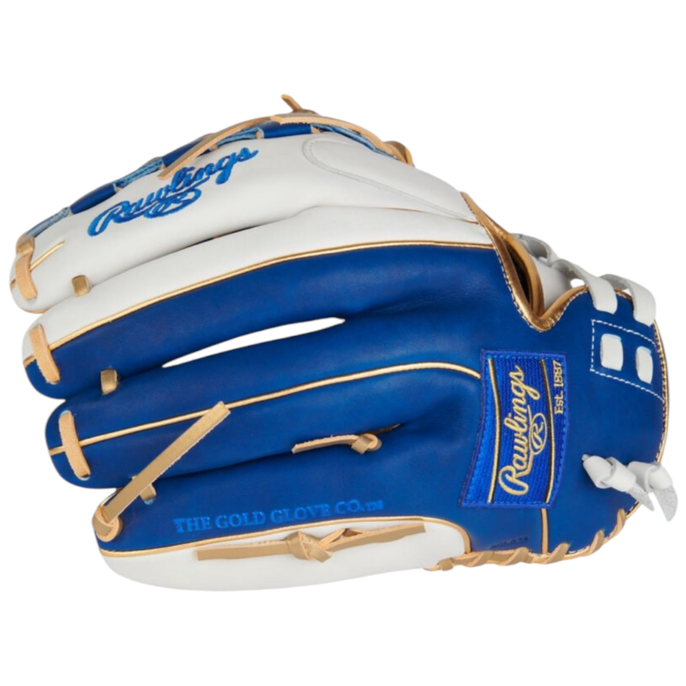 Rawlings Liberty Advanced Fastpitch Softball Glove Gray/Royal/Gold 12.5" RLA125-18WRG