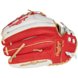 Rawlings Liberty Advanced Fastpitch Softball Glove White/Red/Gold 12.5" RLA125-18WSG