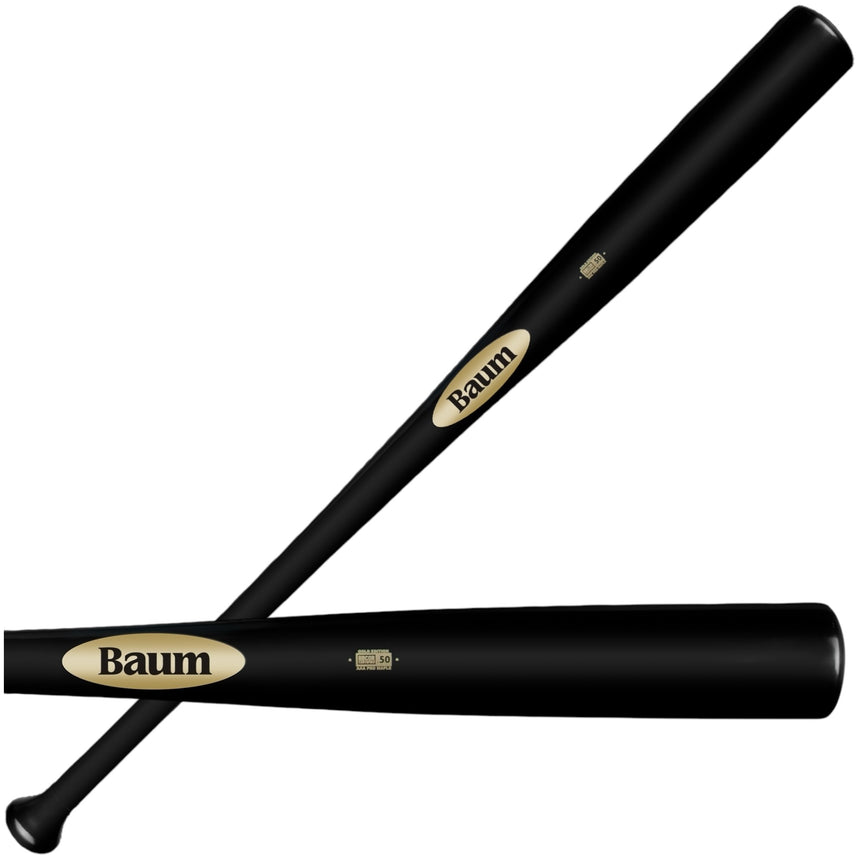 Baum Bat Gold Stock Baseball Bat Standard Handle BBMSGSTKPRO3-BK