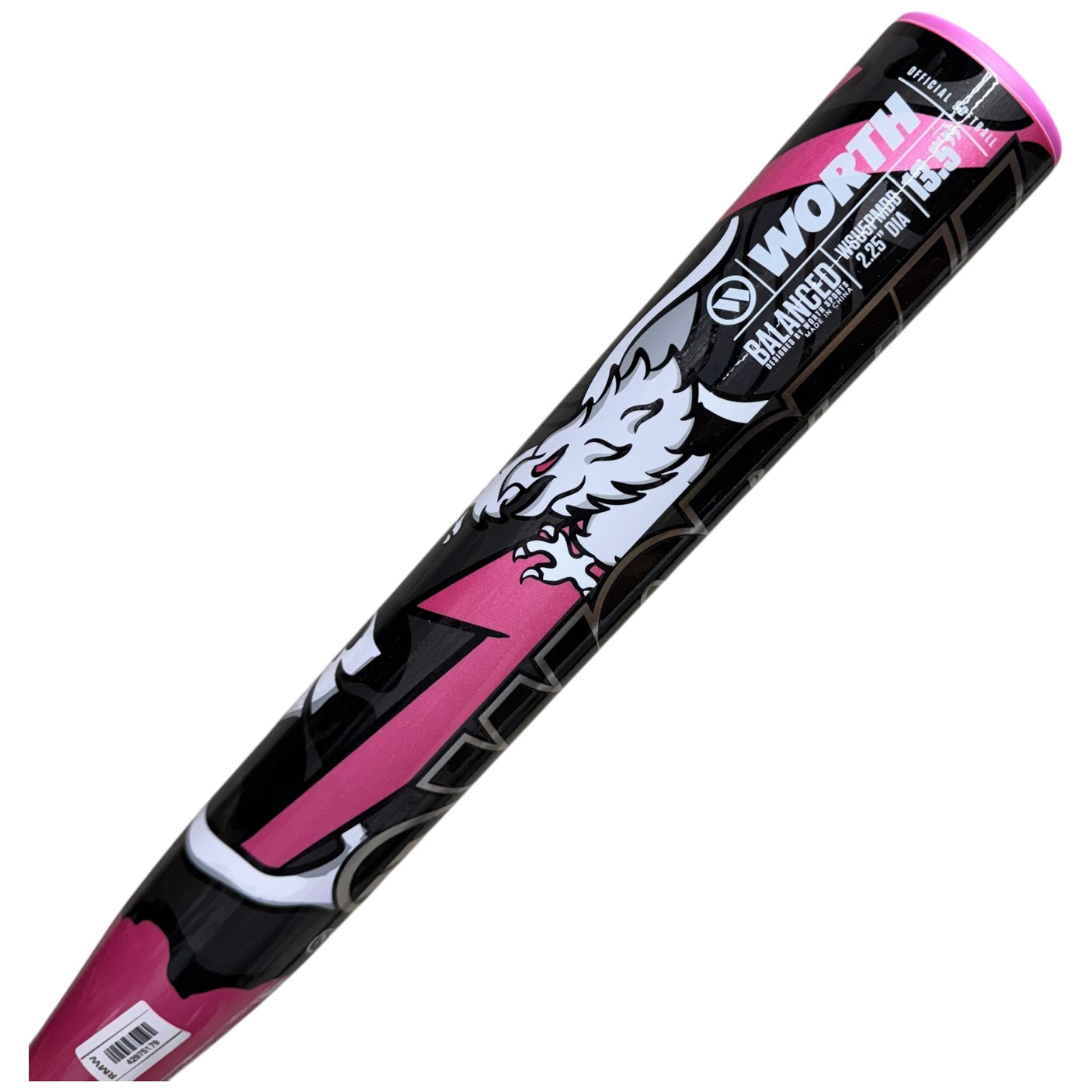 2025 Worth Bedlam Phil Matte Slowpitch Softball Bat USSSA 13.5" Balanced 2-Piece WSU5PMBB