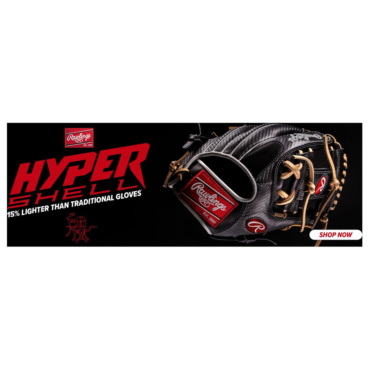 Rawlings Heart of the Hide Hyper Shell 34" Baseball Catcher's Mitt PROCM41BCF