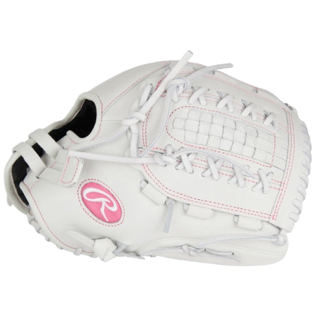 Rawlings Liberty Advanced Fastpitch Softball Glove White/Pink 12.5" RLA125-18WP