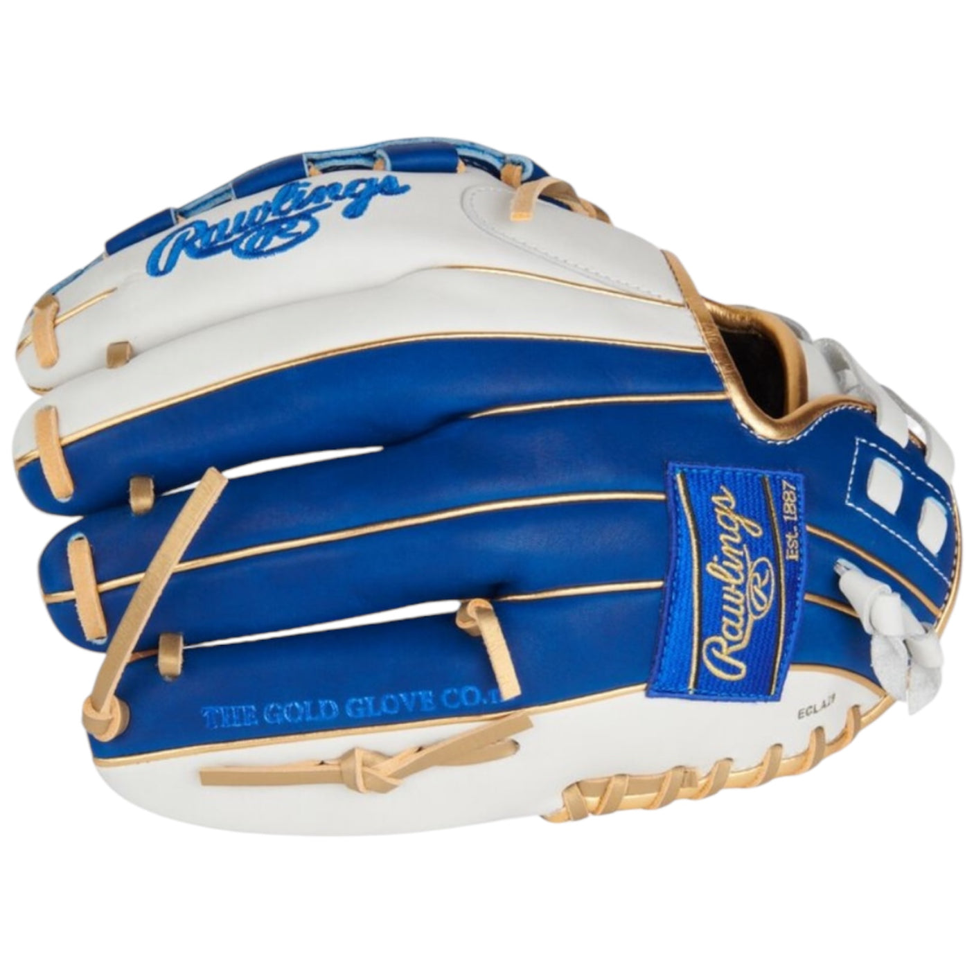 Rawlings Liberty Advanced ColorSync 4 Series Fastpitch Softball Glove White/Royal/Gold 12" RLA120-3WRG