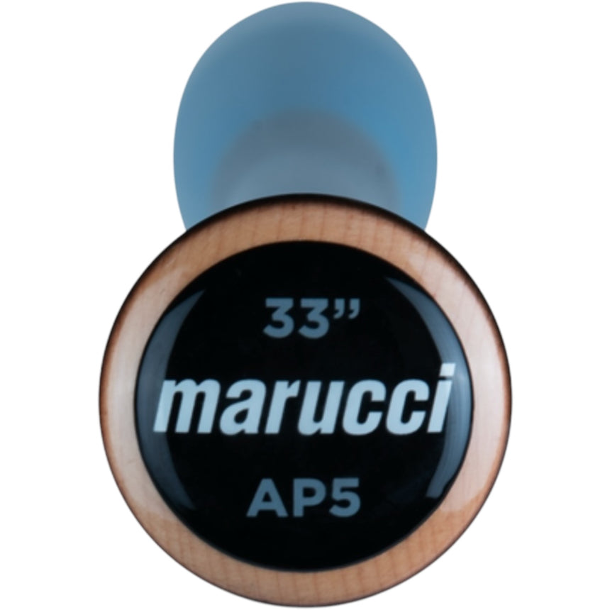 Marucci Albert Pujols AP5 Pro Model Maple Wood Baseball Bat Flame Fade/Baby Blue MVE4AP5-FL/BB