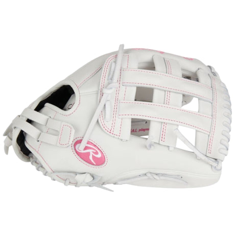 Rawlings Liberty Advanced Fastpitch Softball Glove White/Pink 12.75" RLA1275SB-6WP