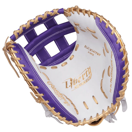 Rawlings Liberty Advanced ColorSync 4.0 Catcher's Mitt 34" RLACM34FPWPUG Purple