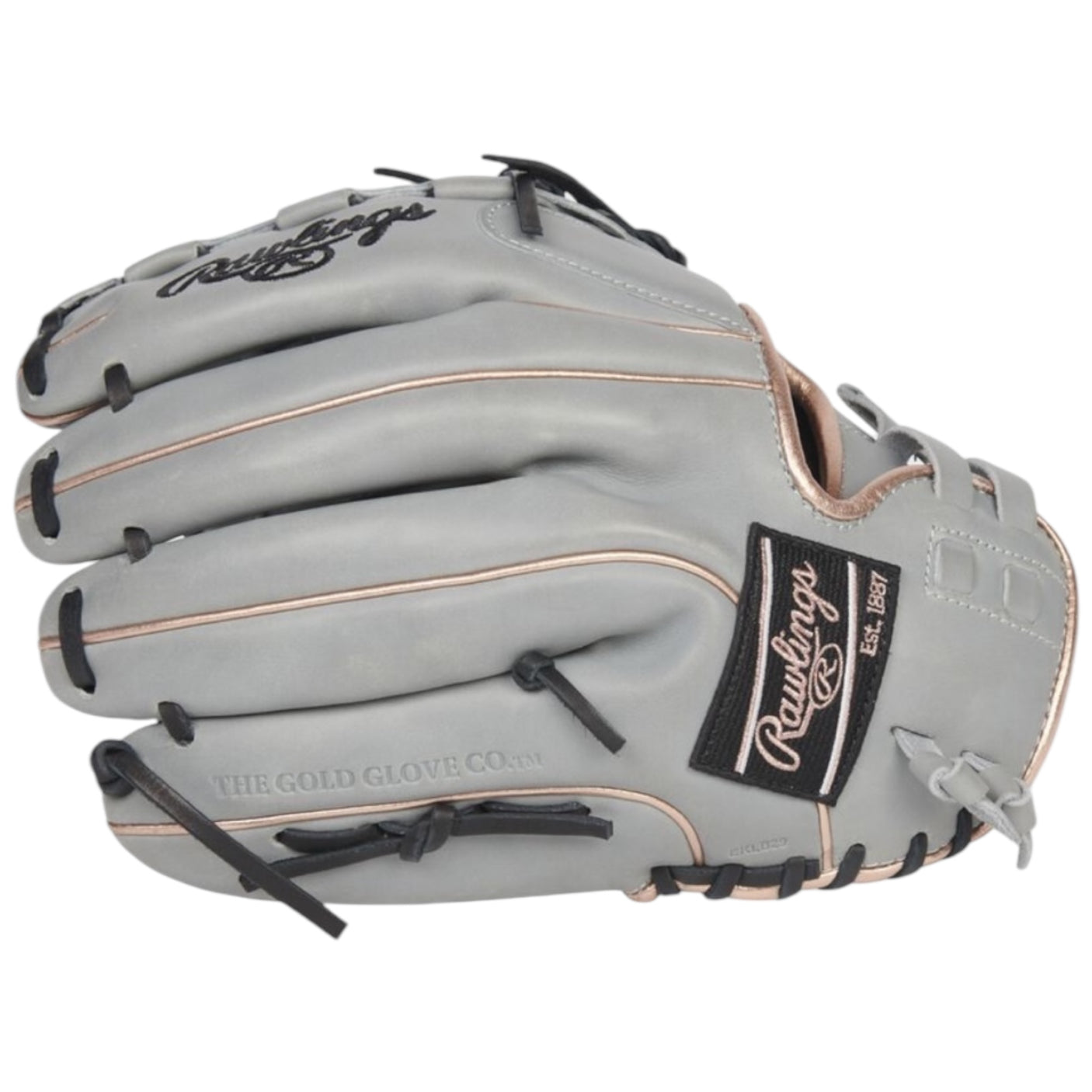 Rawlings Liberty Advanced Color Series Fastpitch Softball Glove Gray/Rose/Gold 12.5" RLA125-18GRG