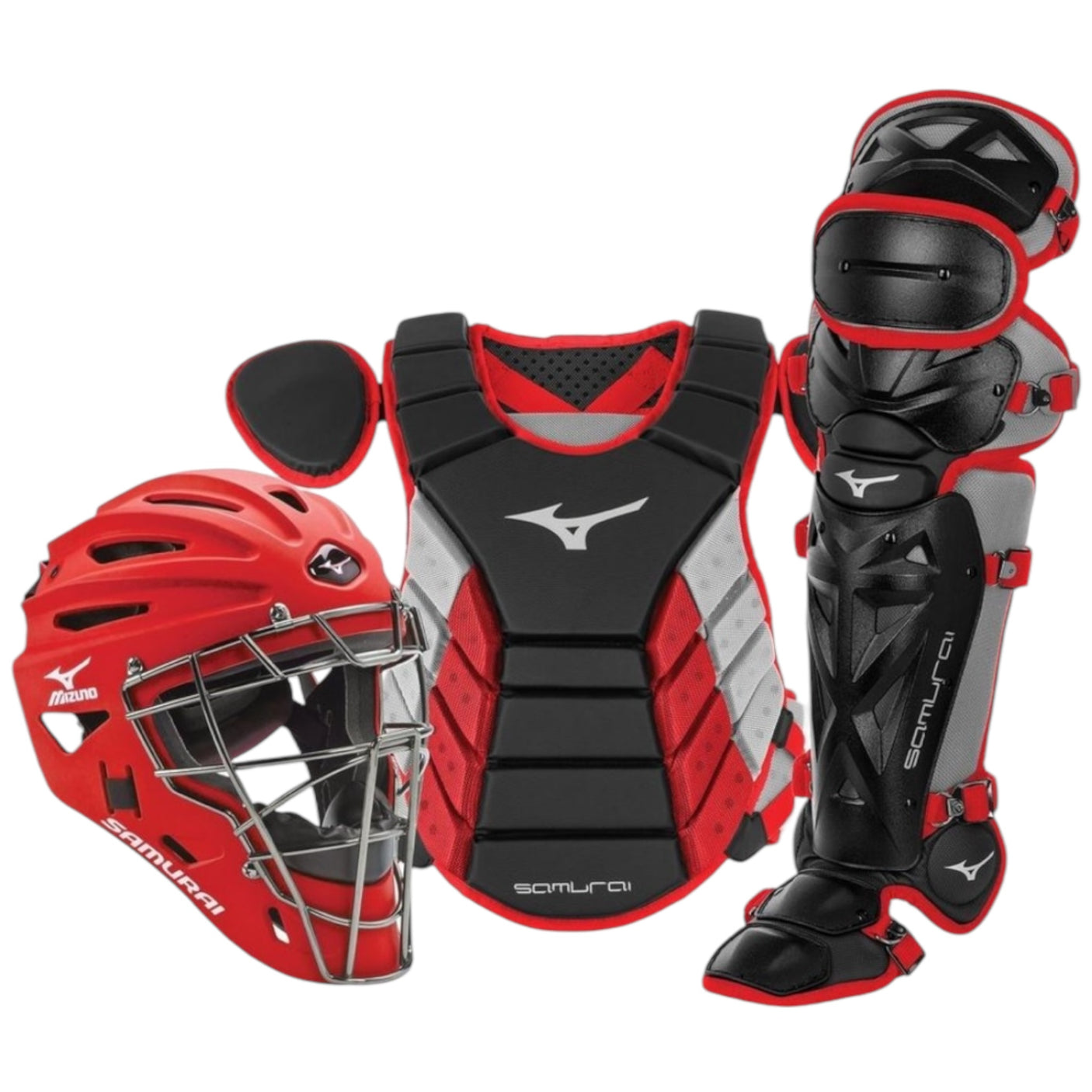 Mizuno Samurai Adult Catcher’s Gear Set 380417