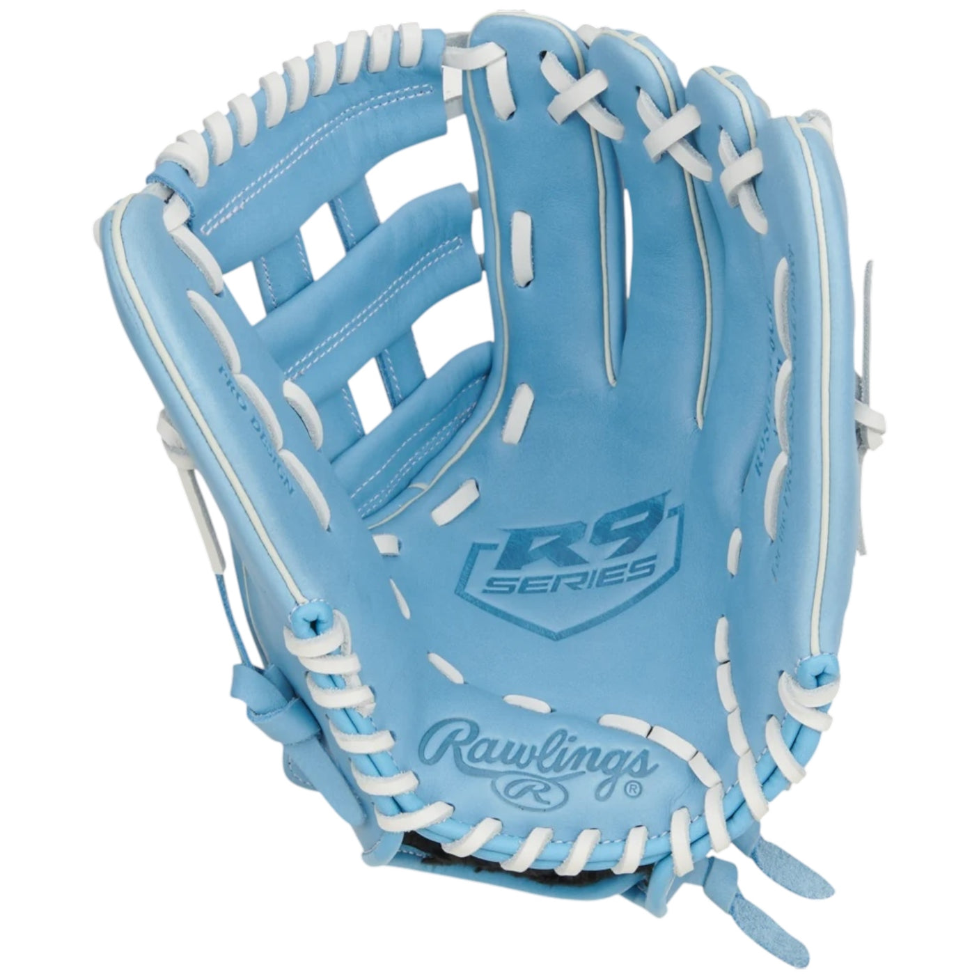 Rawlings R9 Fastpitch Softball Glove Carolina Blue 12" R9SB120-6CB