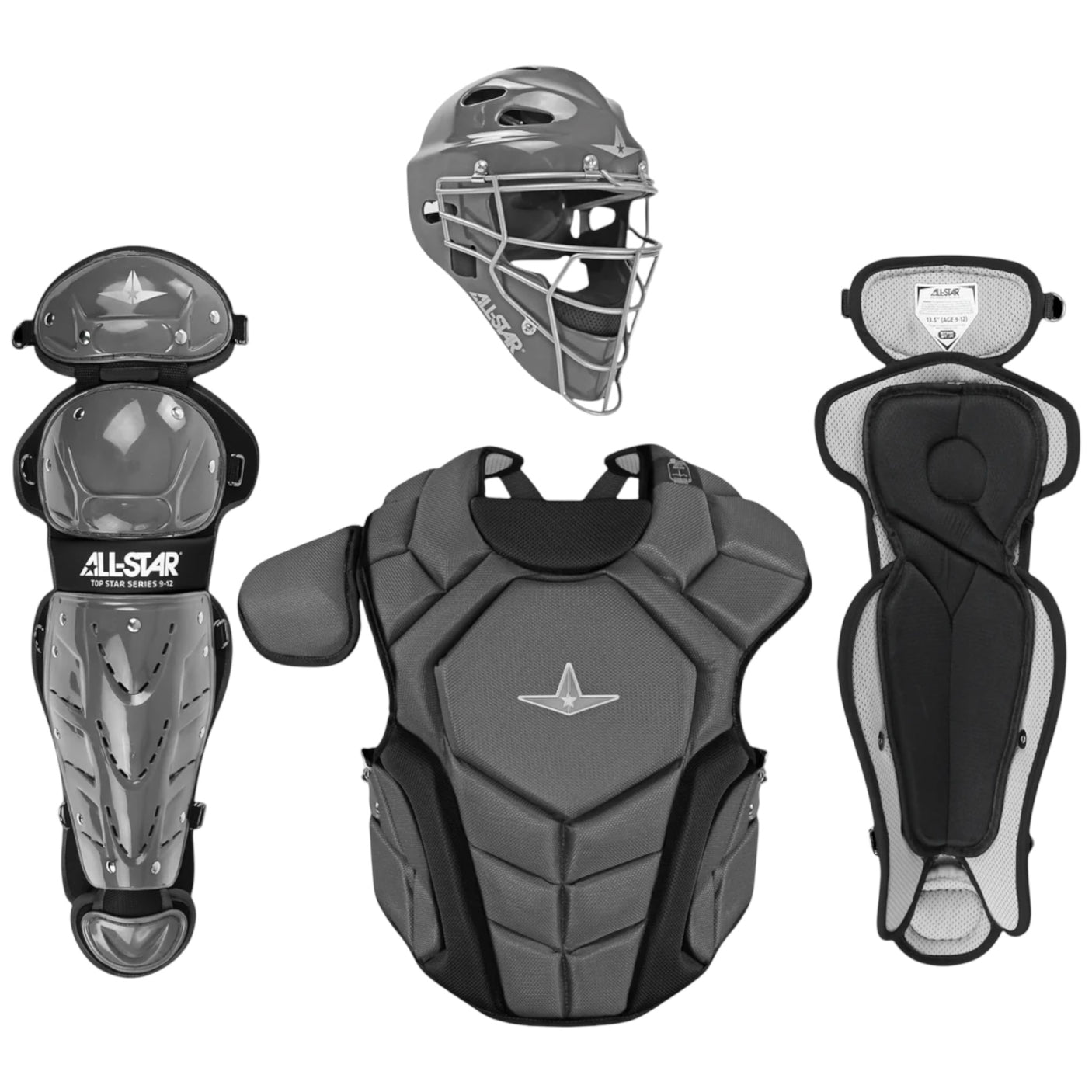 All Star Top Star Catcher’s Gear Set Ages 12-16 Years CKCC-TS-1216