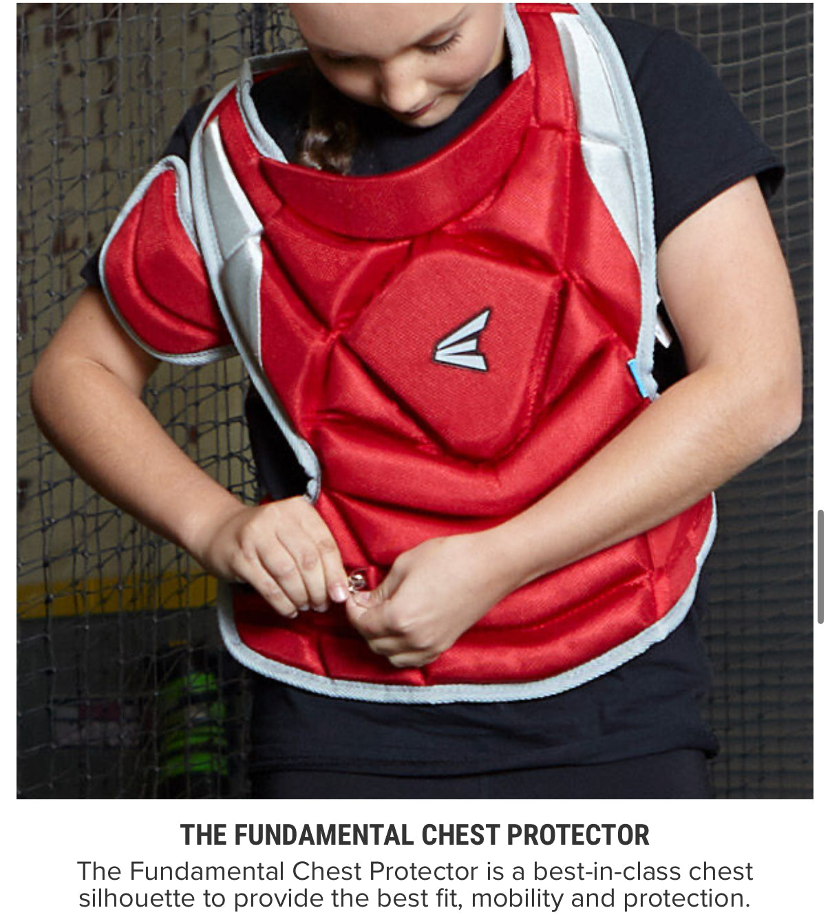 Easton Jen Schro The Fundamental Fastpitch Softball Catcher's Gear Set