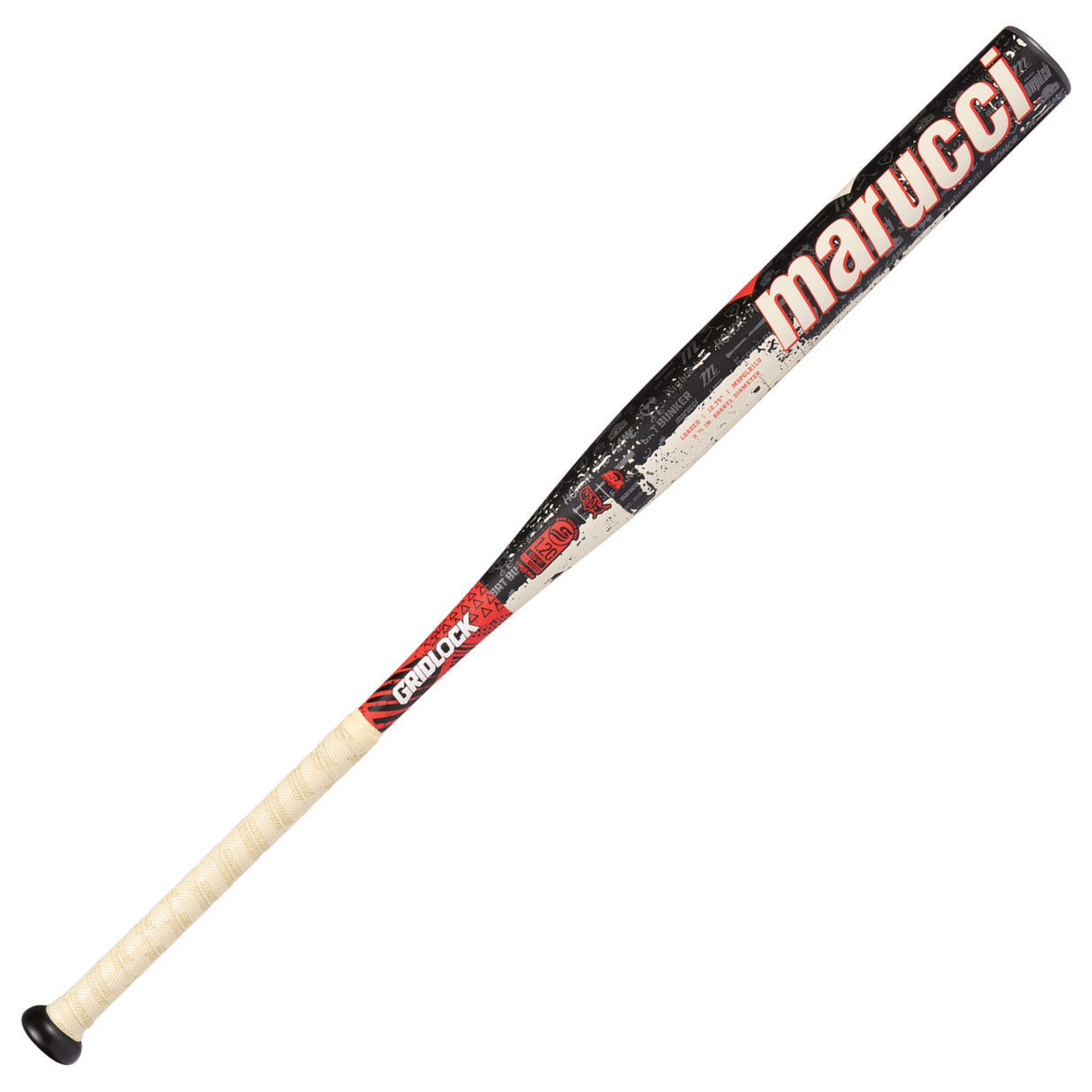 2026 Marucci Gridlock Red USSSA Slowpitch Softball Bat Loaded 12.75" Barrel MSPGLR1LU