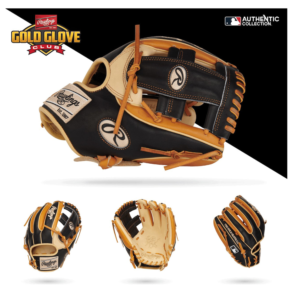 Rawlings Gold Glove Club Heart of the Hide PRO934-13CBT