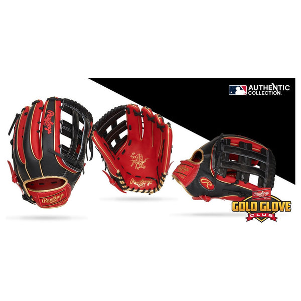 Rawlings Gold Glove Co. グローブ レッド/ブラック Rawlings Gold Glove Club 12.75