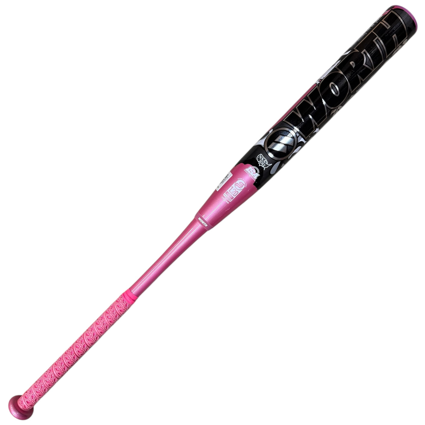 2025 Worth Bedlam Phil Matte Slowpitch Softball Bat USSSA 13.5"Balanced 2-Piece WSU5PMBB