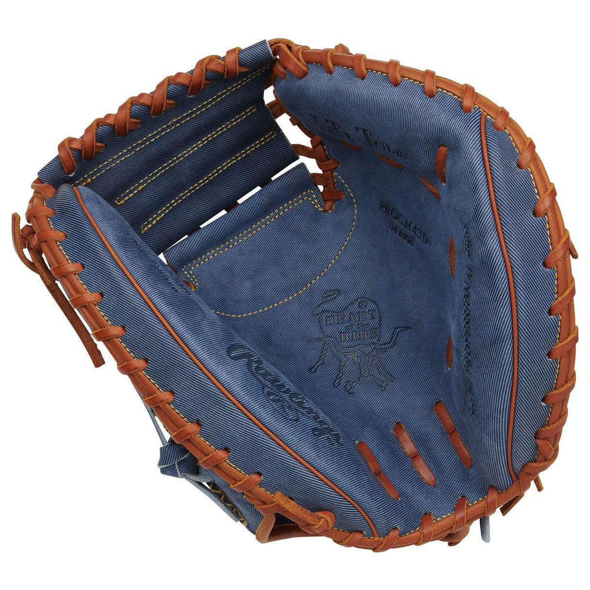Rawlings Heart of the Hide Pro Label Denim 34" Baseball Catcher's Mitt PROCM43D