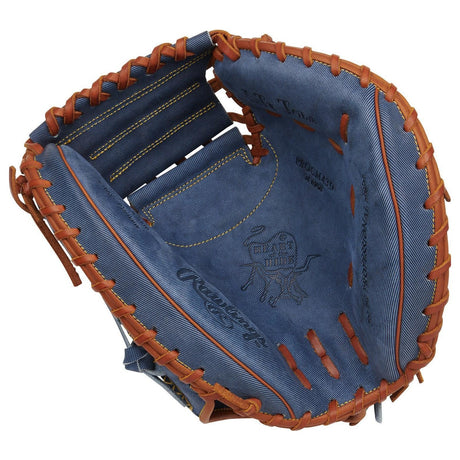 Rawlings Heart of the Hide Pro Label Denim 34" Baseball Catcher's Mitt PROCM43D