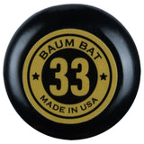 Baum Bat Gold Stock Baseball Bat Flared Handle BBMFGSTOCKPRO-BK