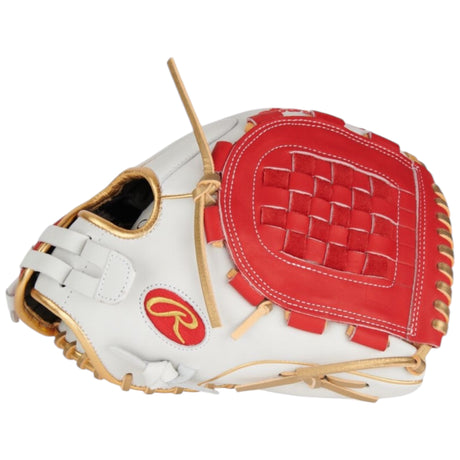 Rawlings Liberty Advanced ColorSync 4 Series Fastpitch Softball Glove White/Scarlet/Gold 12" RLA120-3WSG