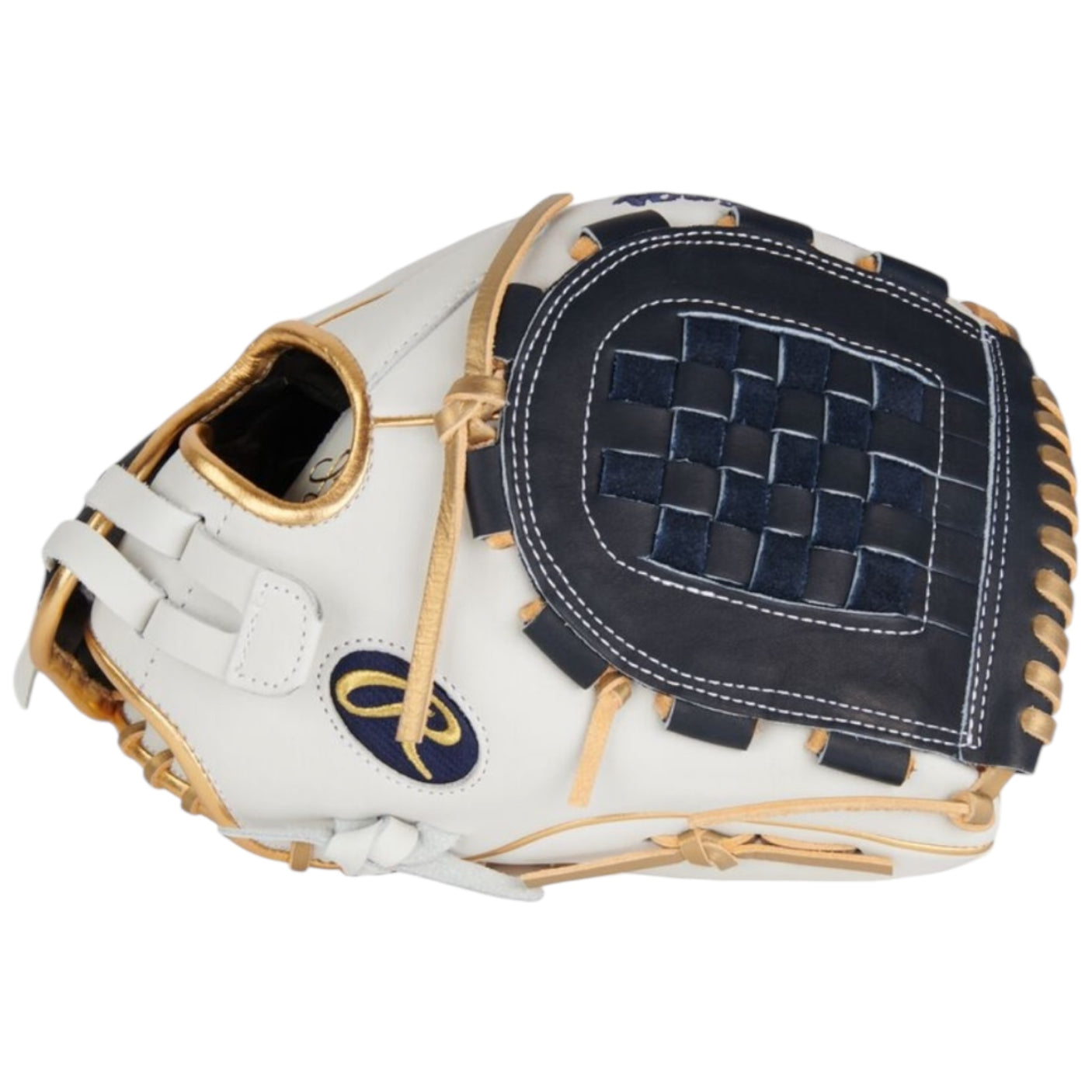 Rawlings Liberty Advanced ColorSync 4 Series Fastpitch Softball Glove White/Navy/Gold 12" RLA120-3WNG