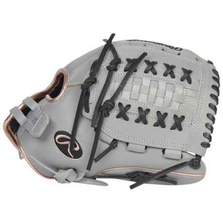 Rawlings Liberty Advanced Color Series Fastpitch Softball Glove Gray/Rose/Gold 12.5" RLA125-18GRG