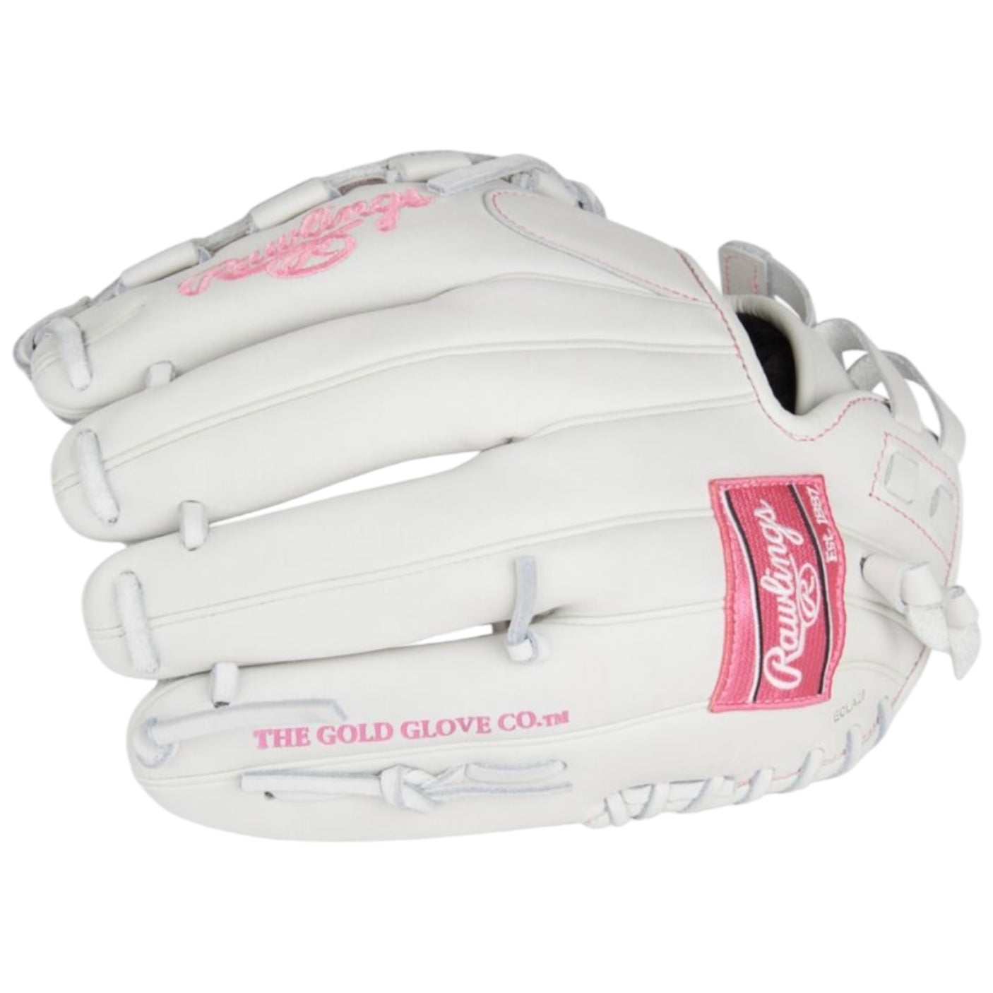 Rawlings Liberty Advanced ColorSync Series Fastpitch Softball Glove White/Pink 12" RLA120-3WP