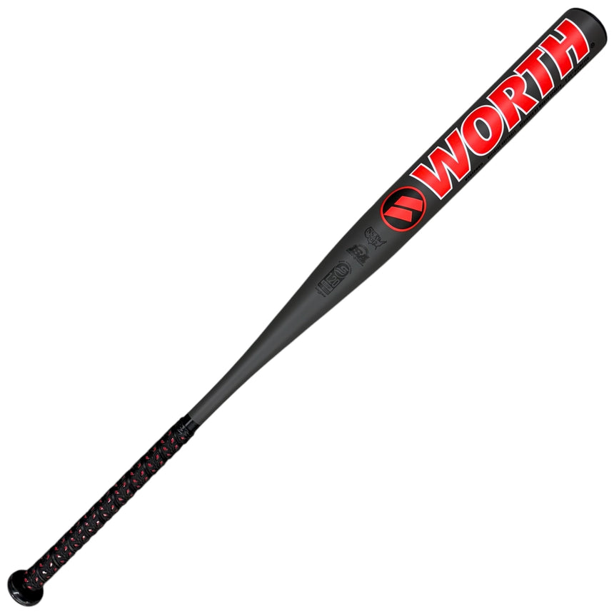 2024 Worth Bedlam Phil Matte XL Slowpitch Softball Bat End Loaded USSSA WSU4PMB1L