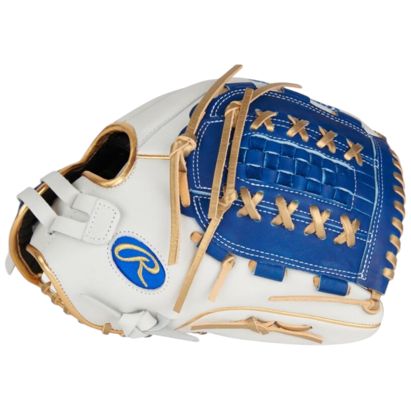 Rawlings Liberty Advanced Fastpitch Softball Glove Gray/Royal/Gold 12.5" RLA125-18WRG